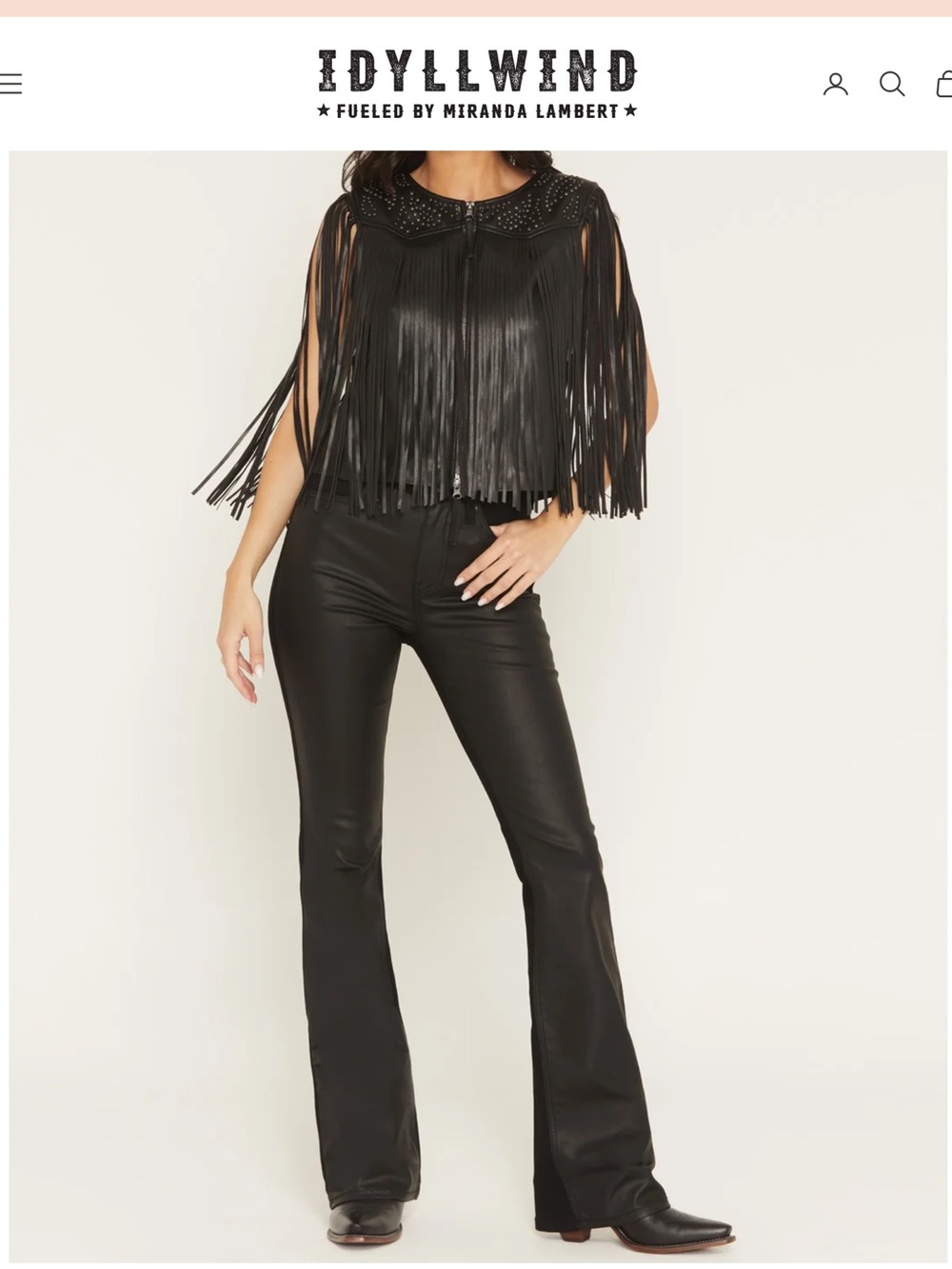 Idyllwind Black LEGEND HIGH RISE COATED STRETCH DENIM JEANS l0 / 34